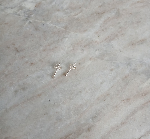 Silver Ear Studs