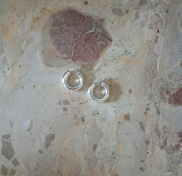 Vienna Hoops Silver