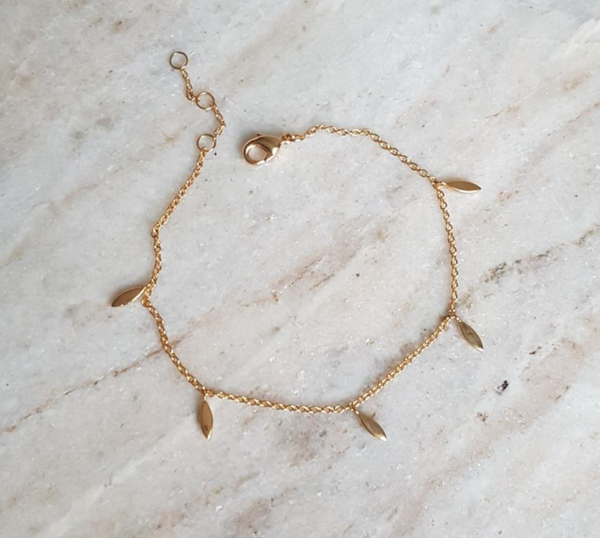 Golden Leaf Bracelet