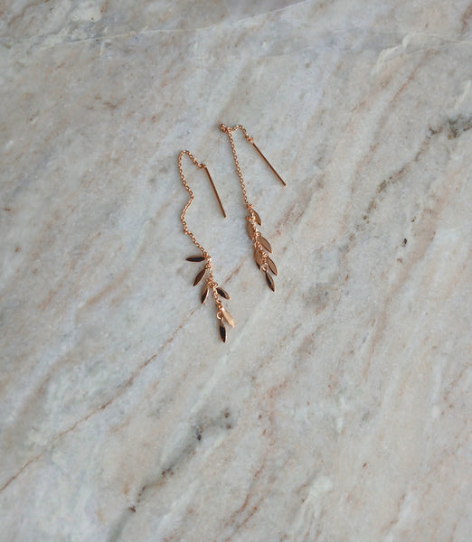 Golden Leaf Earrings